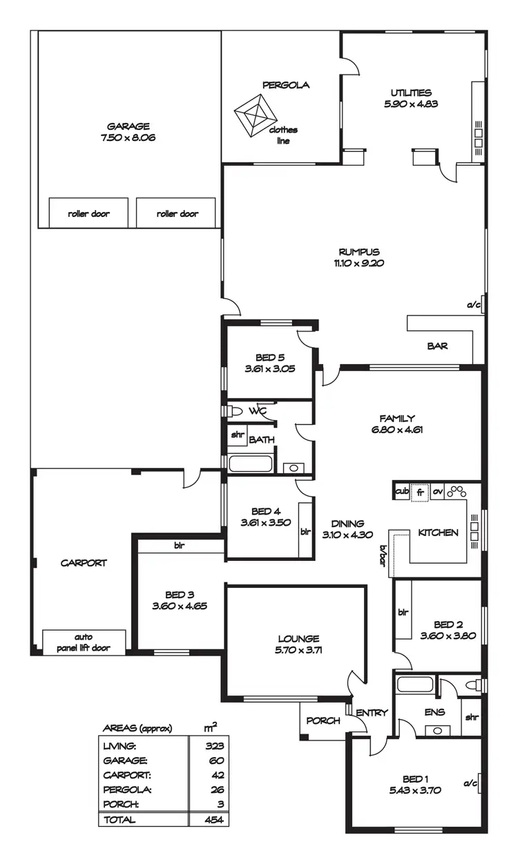 Floorplan of Homely house listing, 8 Eastview Street, Brahma Lodge SA 5109