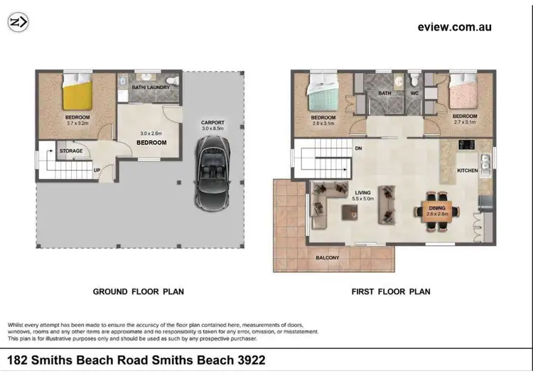 Floorplan of Homely house listing, 182 Smiths Beach Road, Smiths Beach VIC 3922