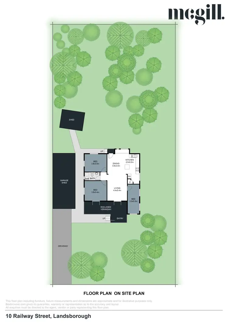 Floorplan of Homely house listing, 10 Railway Street, Landsborough QLD 4550