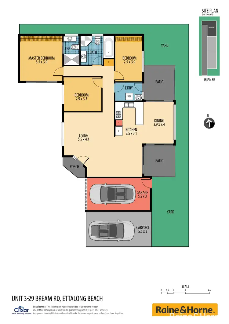 Floorplan of Homely villa listing, 3/29 Bream Road, Ettalong Beach NSW 2257