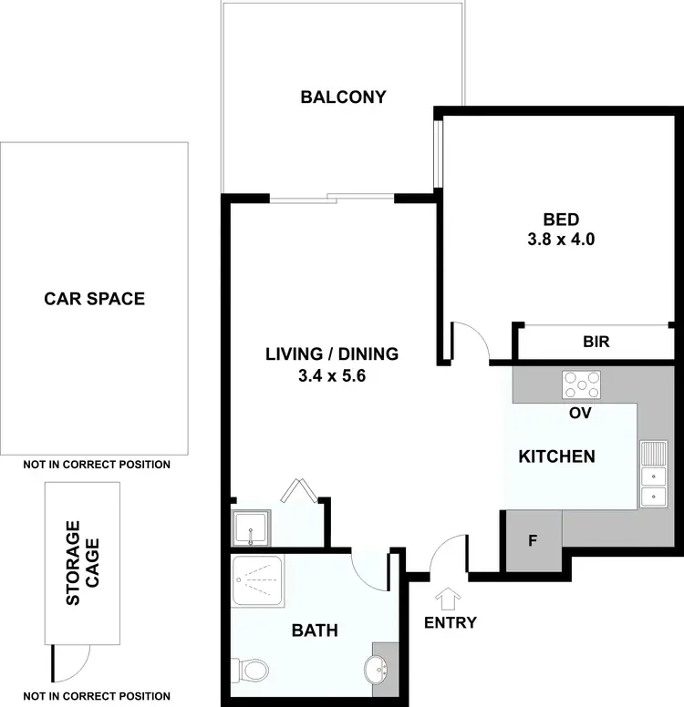 Floorplan of Homely apartment listing, 202/457-459 Lygon Street, Brunswick East VIC 3057