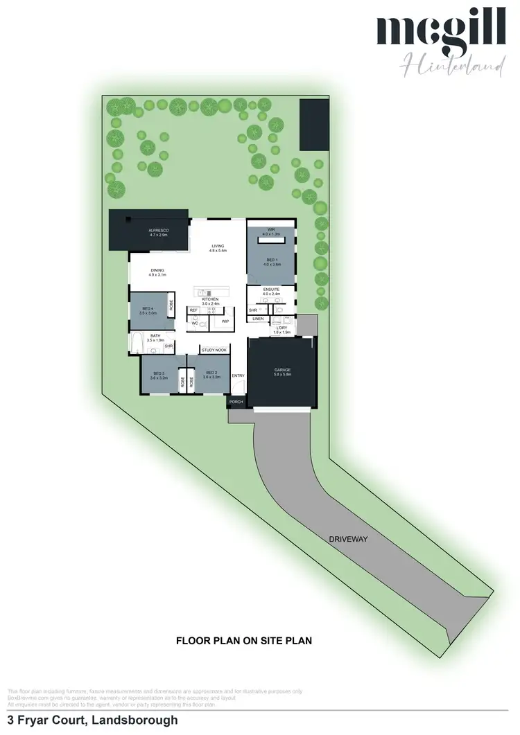 Floorplan of Homely house listing, 3 Fryar Court, Landsborough QLD 4550