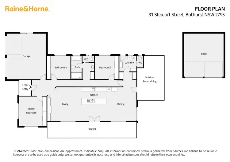 Floorplan of Homely house listing, 31 Stewart Street, Bathurst NSW 2795