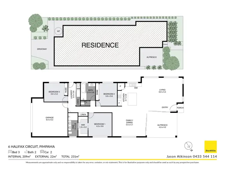 Floorplan of Homely house listing, 6 Halifax Circuit, Pimpama QLD 4209