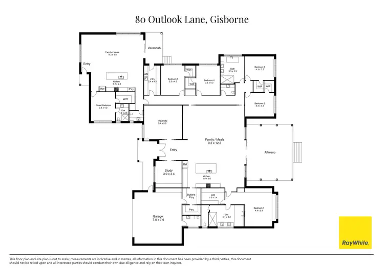 Floorplan of Homely other listing, 80 Outlook Lane, Gisborne VIC 3437