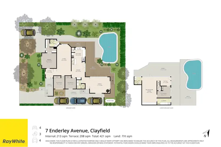Floorplan of Homely house listing, 7 Enderley Avenue, Clayfield QLD 4011