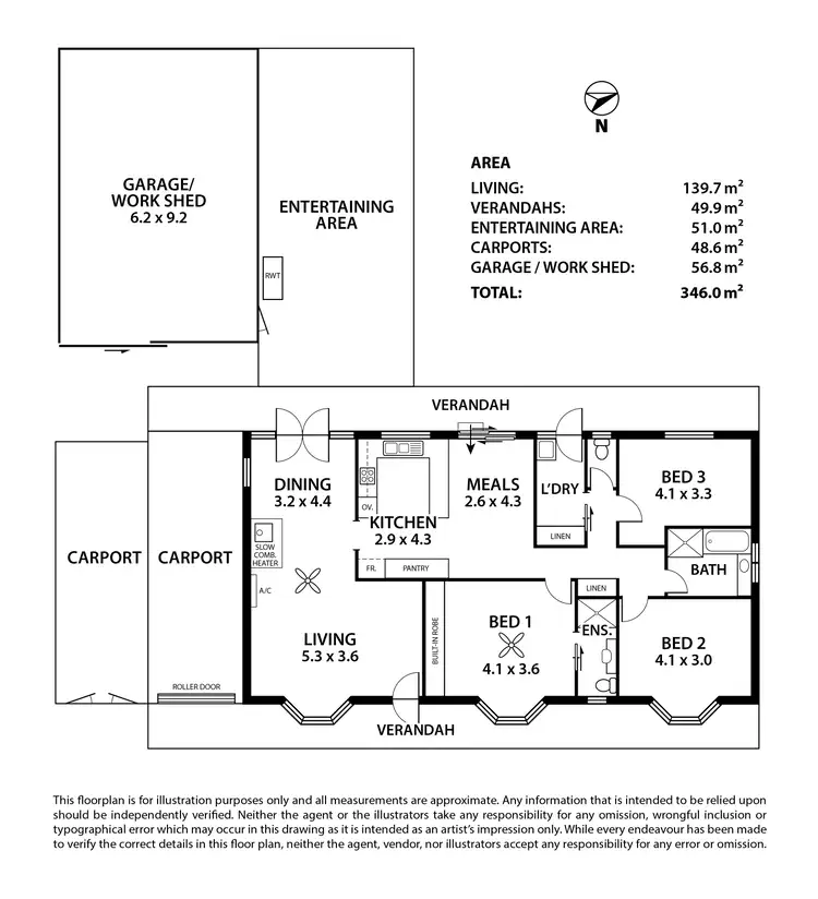 Floorplan of Homely house listing, 8 Symonds Drive, Mount Barker SA 5251