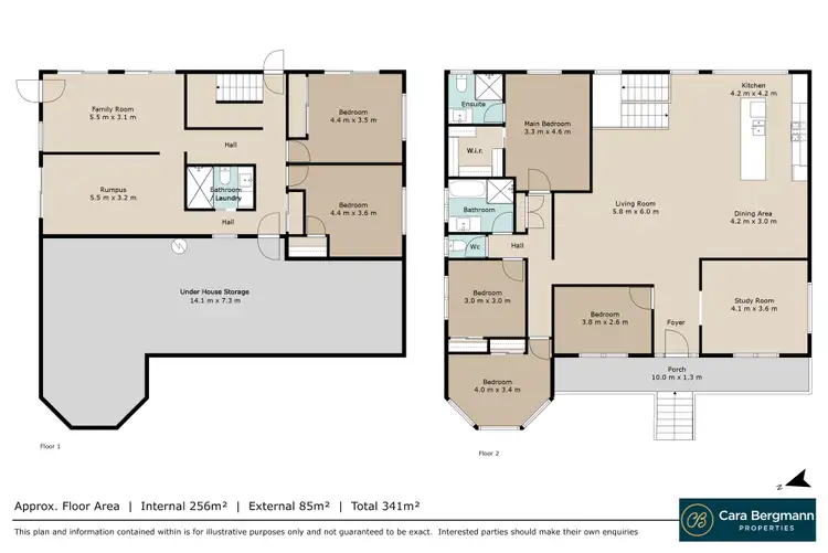 Floorplan of Homely house listing, 5 Linkwood Drive, Ferny Hills QLD 4055