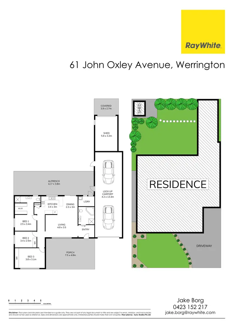 Floorplan of Homely house listing, 61 John Oxley Avenue, Werrington NSW 2747