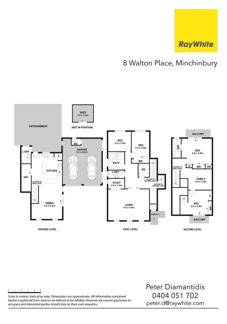 Floorplan of Homely house listing, 8 Walton Place, Minchinbury NSW 2770