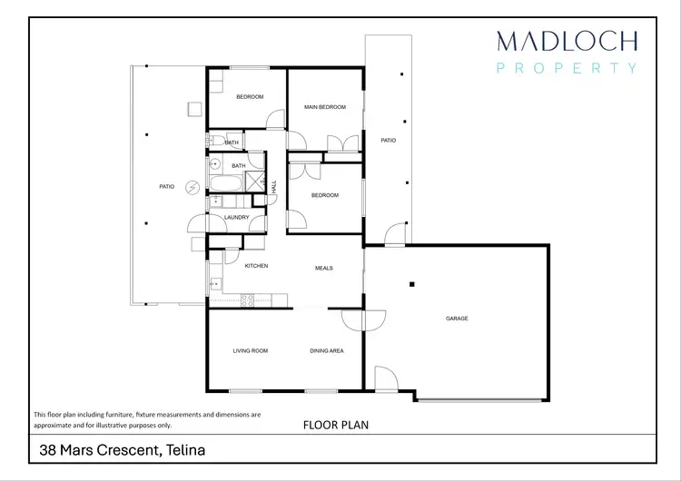 Floorplan of Homely house listing, 38 Mars Crescent, Telina QLD 4680