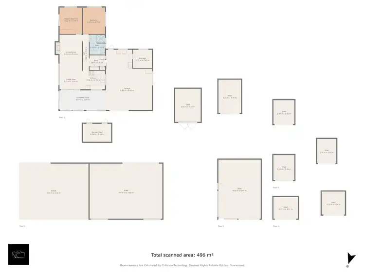 Floorplan of Homely rural property listing, 318 Urbenville road, Urbenville NSW 2475