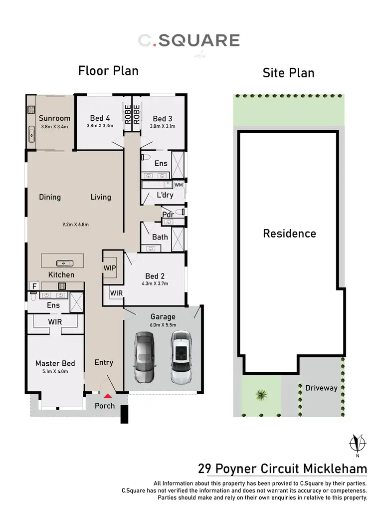 Floorplan of Homely house listing, 29 Poyner Circuit, Mickleham VIC 3064
