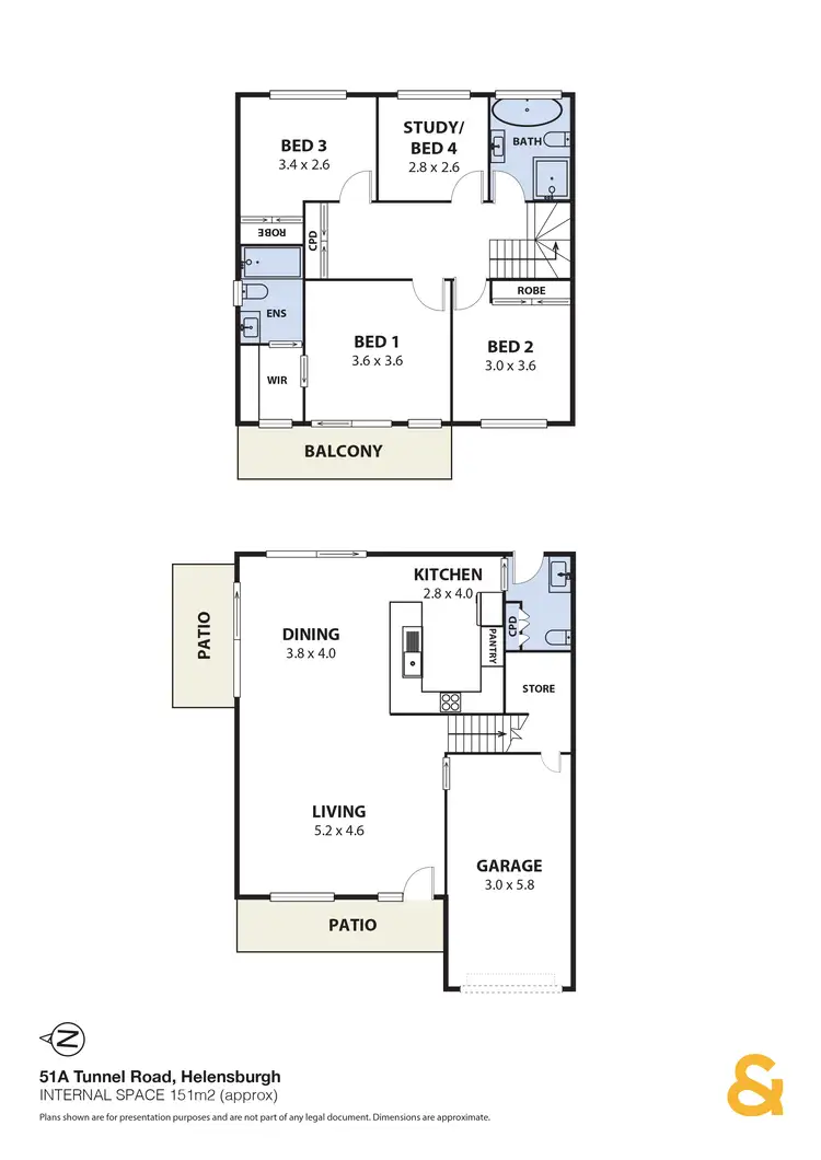Floorplan of Homely semi-detached listing, 51a Tunnel Road, Helensburgh NSW 2508