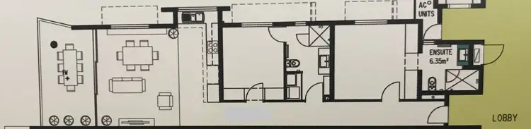 Floorplan of Homely apartment listing, 29/30 Cavenagh Street, Darwin City NT 800