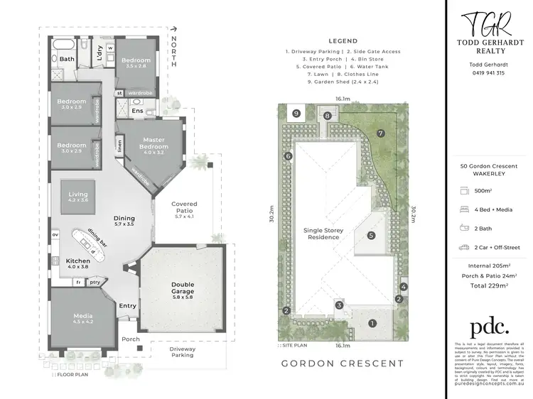 Floorplan of Homely house listing, 50 Gordon Crescent, Wakerley QLD 4154