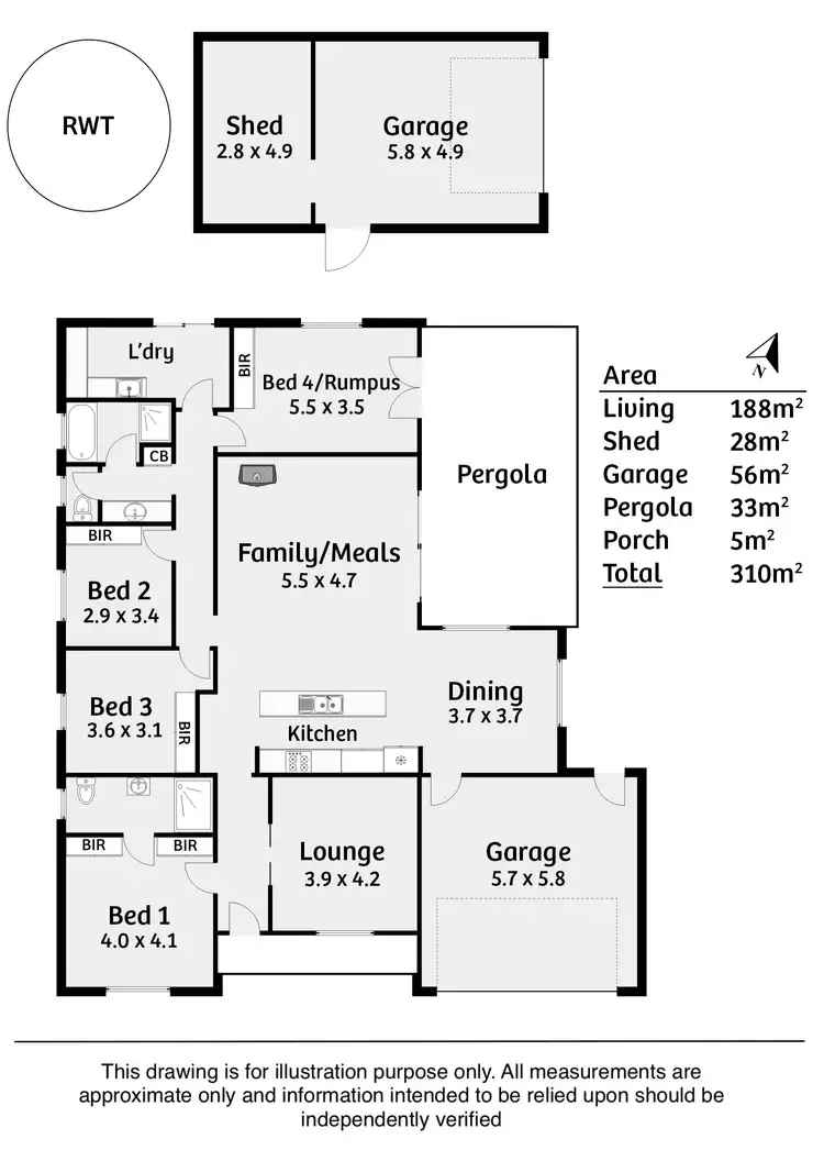 Floorplan of Homely house listing, 9 Elsie Drive, Strathalbyn SA 5255