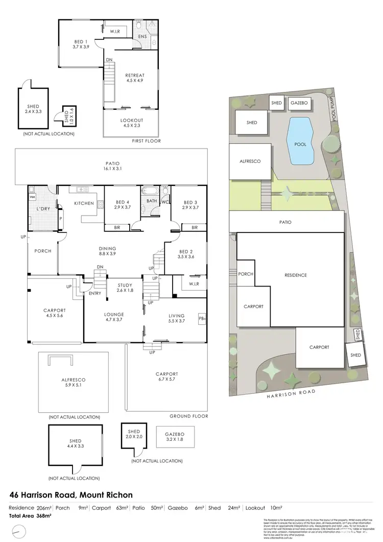 Floorplan of Homely house listing, 46 Harrison Road, Mount Richon WA 6112