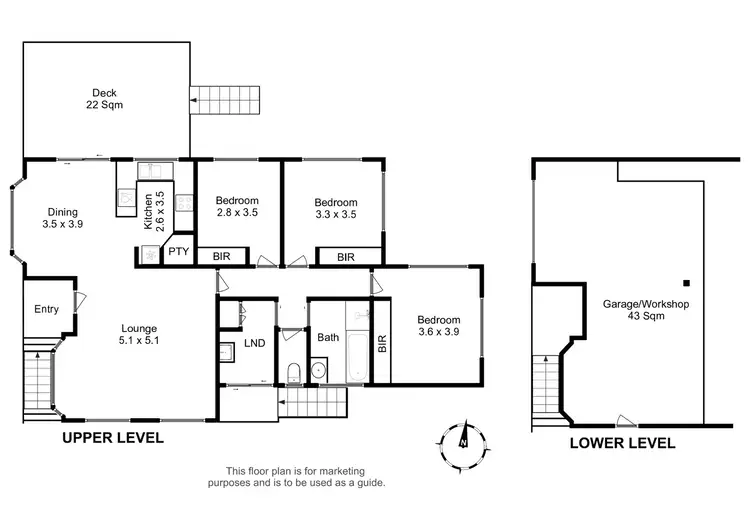 Floorplan of Homely house listing, 23 Cologne Drive, Oakdowns TAS 7019