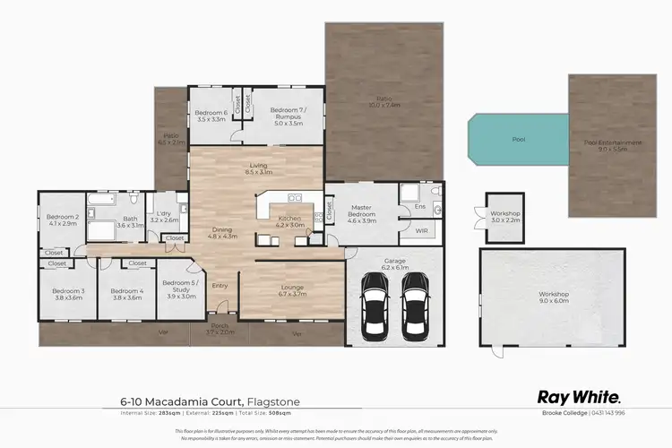 Floorplan of Homely house listing, 6-10 Macadamia Court, Flagstone QLD 4280