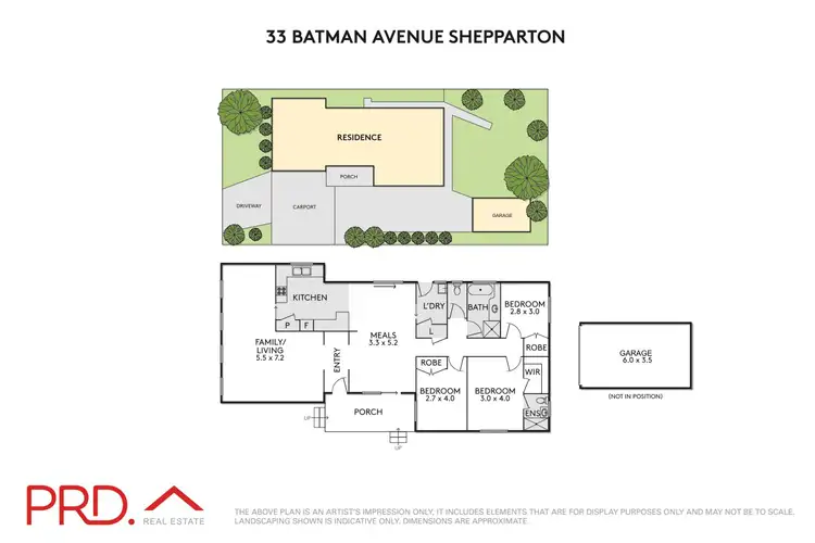 Floorplan of Homely house listing, 33 Batman Avenue, Shepparton VIC 3630