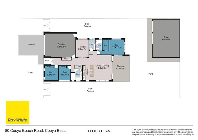 Floorplan of Homely house listing, 80 Cooya Beach Road, Cooya Beach QLD 4873