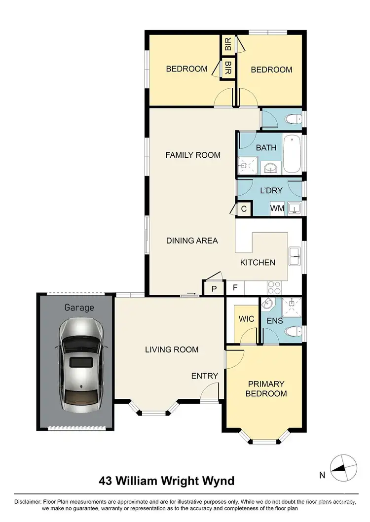 Floorplan of Homely house listing, 43 William Wright Wynd, Hoppers Crossing VIC 3029