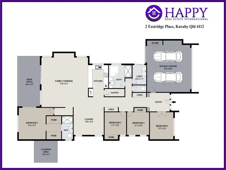Floorplan of Homely house listing, 2 Eastridge Place, Kuraby QLD 4112