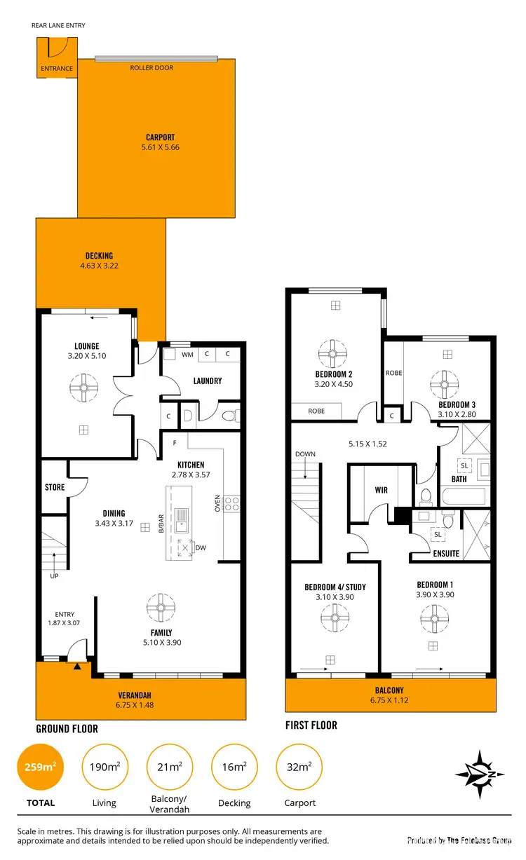 Floorplan of Homely house listing, 6 Chianti Lane, Mawson Lakes SA 5095