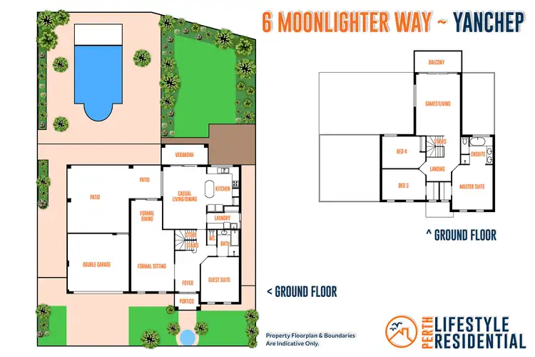 Floorplan of Homely house listing, 6 Moonlighter Way, Yanchep WA 6035