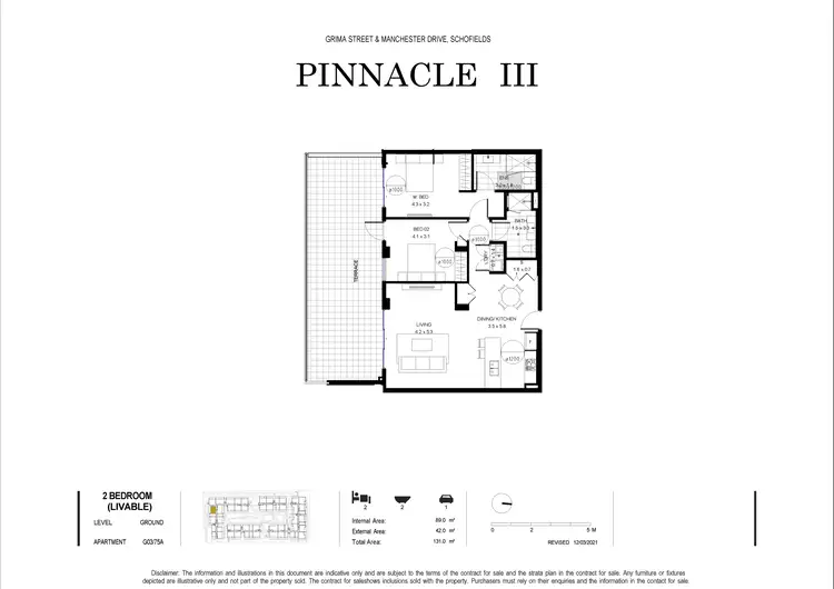 Floorplan of Homely apartment listing, G03/75A Grima Street, Schofields NSW 2762