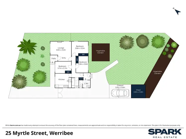 Floorplan of Homely house listing, 25 Myrtle Street, Werribee VIC 3030
