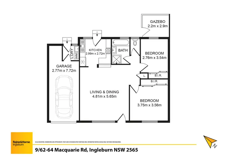 Floorplan of Homely villa listing, 9/62-64 Macquarie Road, Ingleburn NSW 2565