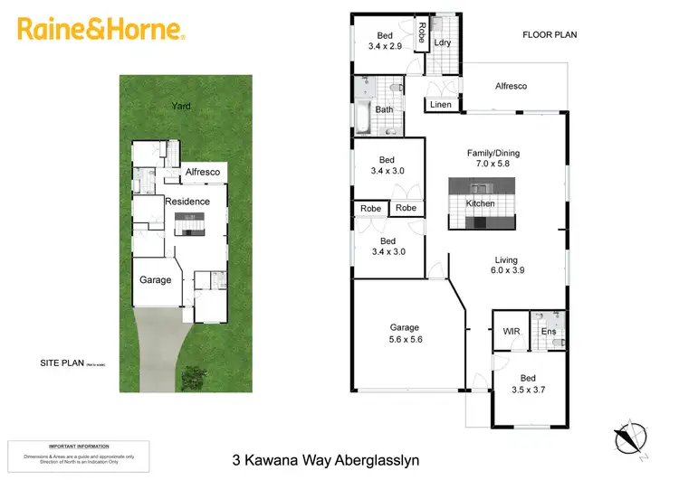 Floorplan of Homely house listing, 3 Kawana Way, Aberglasslyn NSW 2320