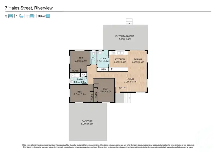 Floorplan of Homely house listing, 7 Hales Street, Riverview QLD 4303