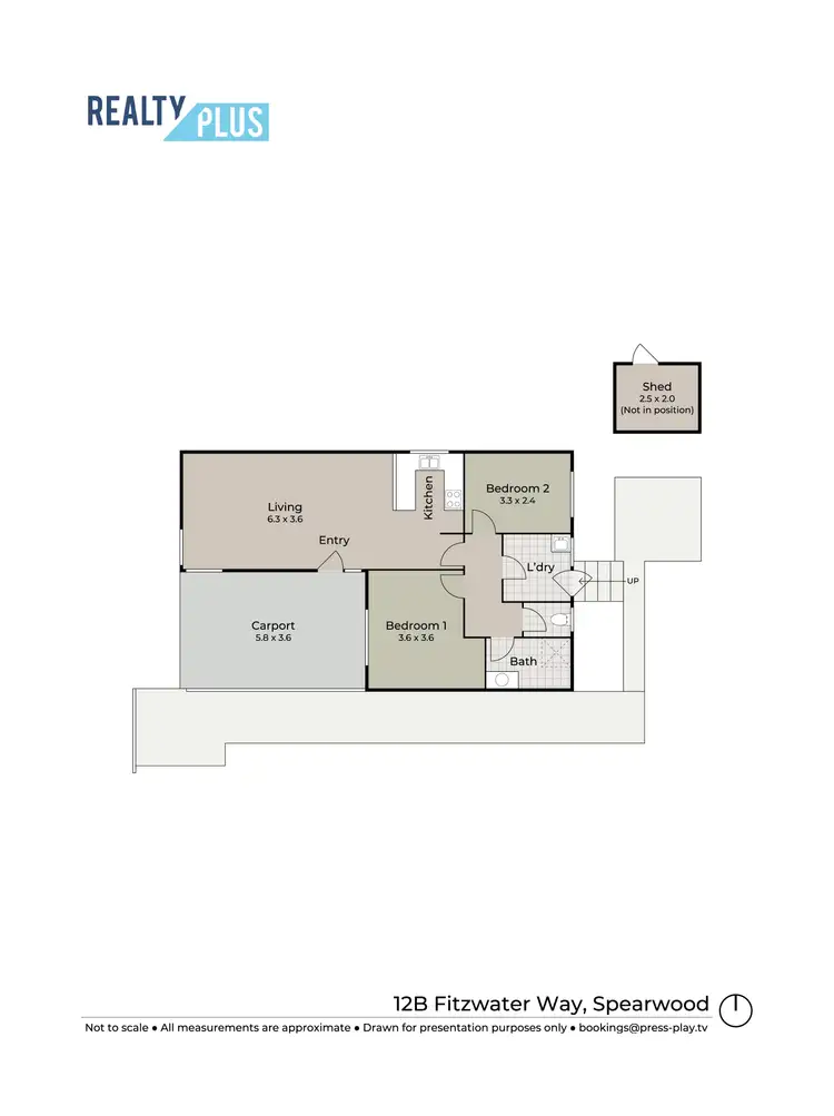 Floorplan of Homely house listing, 12B Fitzwater Way, Spearwood WA 6163