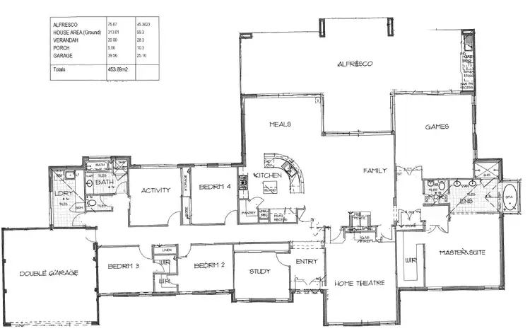 Floorplan of Homely house listing, 11 Jersey Road, Oakford WA 6121