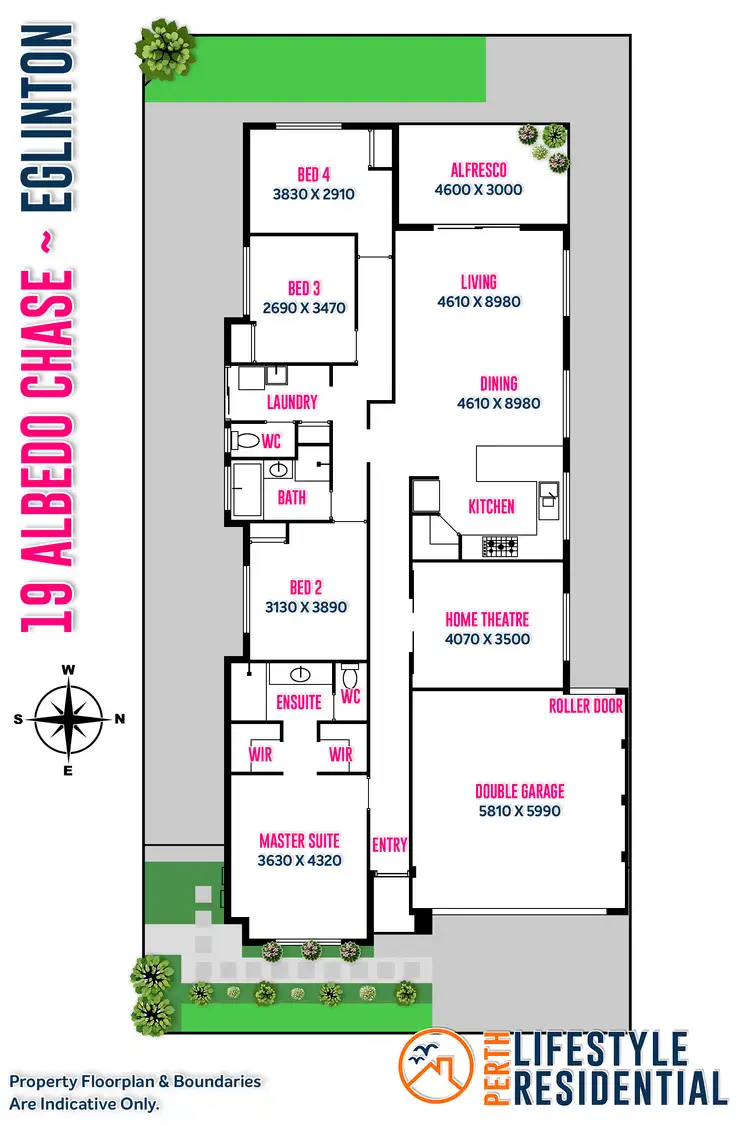 Floorplan of Homely house listing, 19 Albedo Chase, Eglinton WA 6034