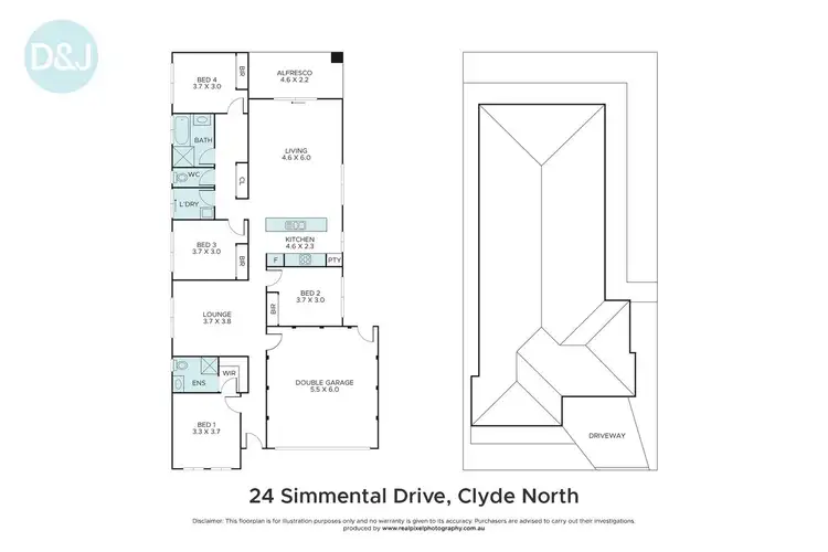 Floorplan of Homely house listing, 24 Simmental Drive, Clyde North VIC 3978