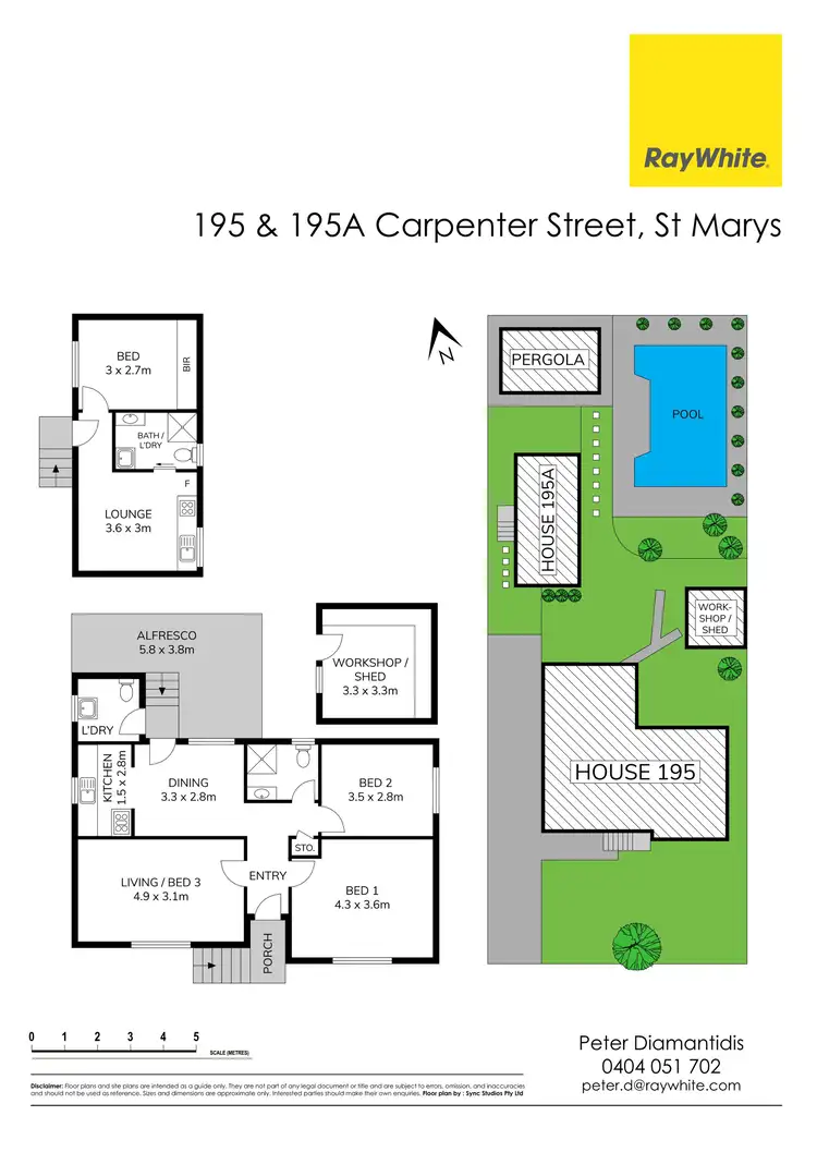 Floorplan of Homely house listing, 195 & 195a Carpenter Street, St Marys NSW 2760