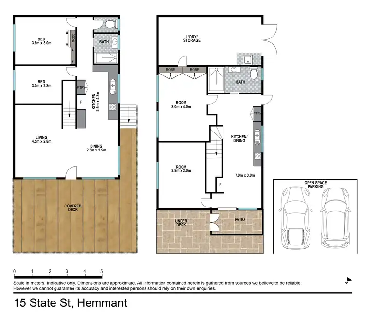 Floorplan of Homely house listing, 15 State Street, Hemmant QLD 4174