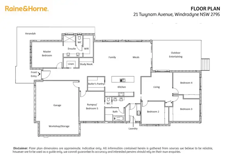 Floorplan of Homely house listing, 21 Twynam Avenue, Windradyne NSW 2795