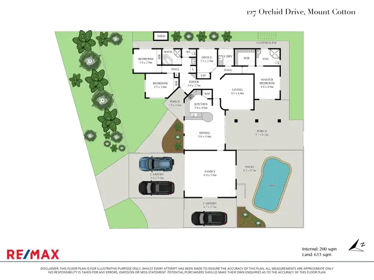 Floorplan of Homely house listing, 127 Orchid Drive, Mount Cotton QLD 4165