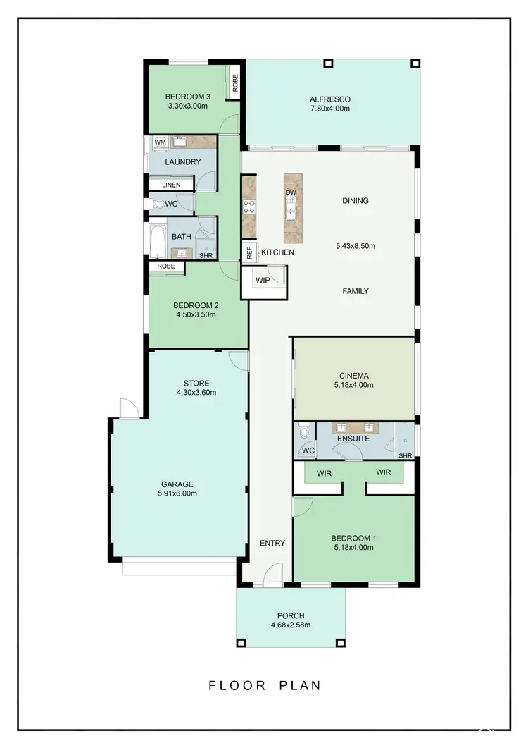 Floorplan of Homely house listing, 3 Sawmill Road, Whitby WA 6123