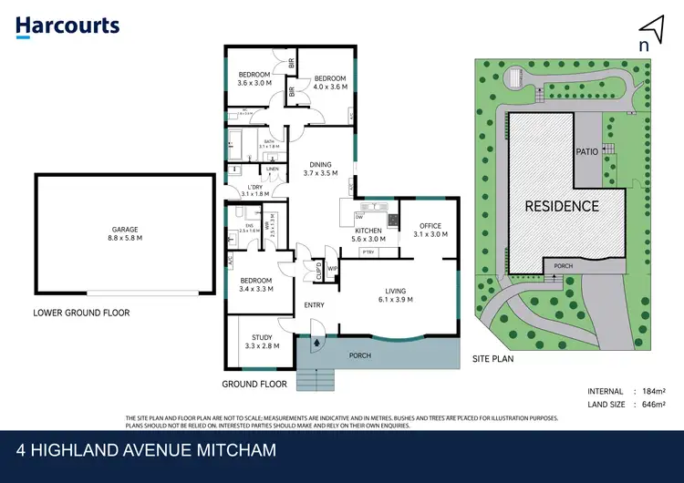 Floorplan of Homely house listing, 4 Highland Avenue, Mitcham VIC 3132