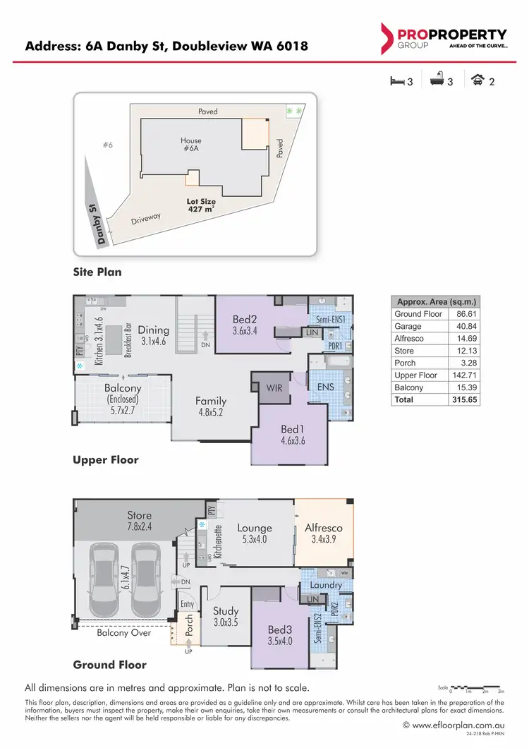 Floorplan of Homely house listing, 6A Danby Street, Doubleview WA 6018