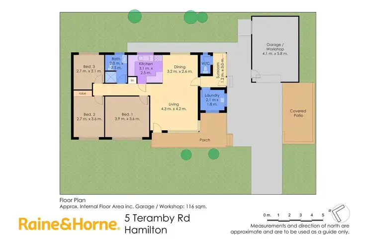 Floorplan of Homely house listing, 5 Teramby Road, Hamilton NSW 2303