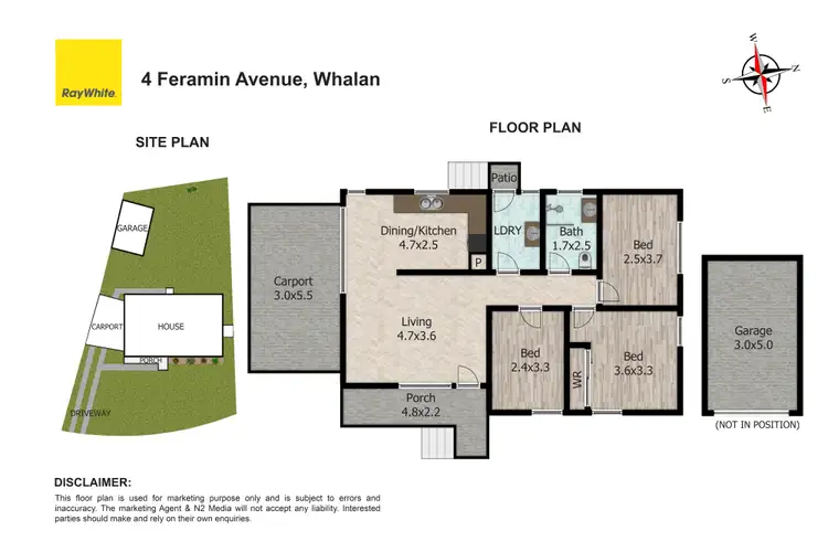 Floorplan of Homely house listing, 4 Feramin Avenue, Whalan NSW 2770