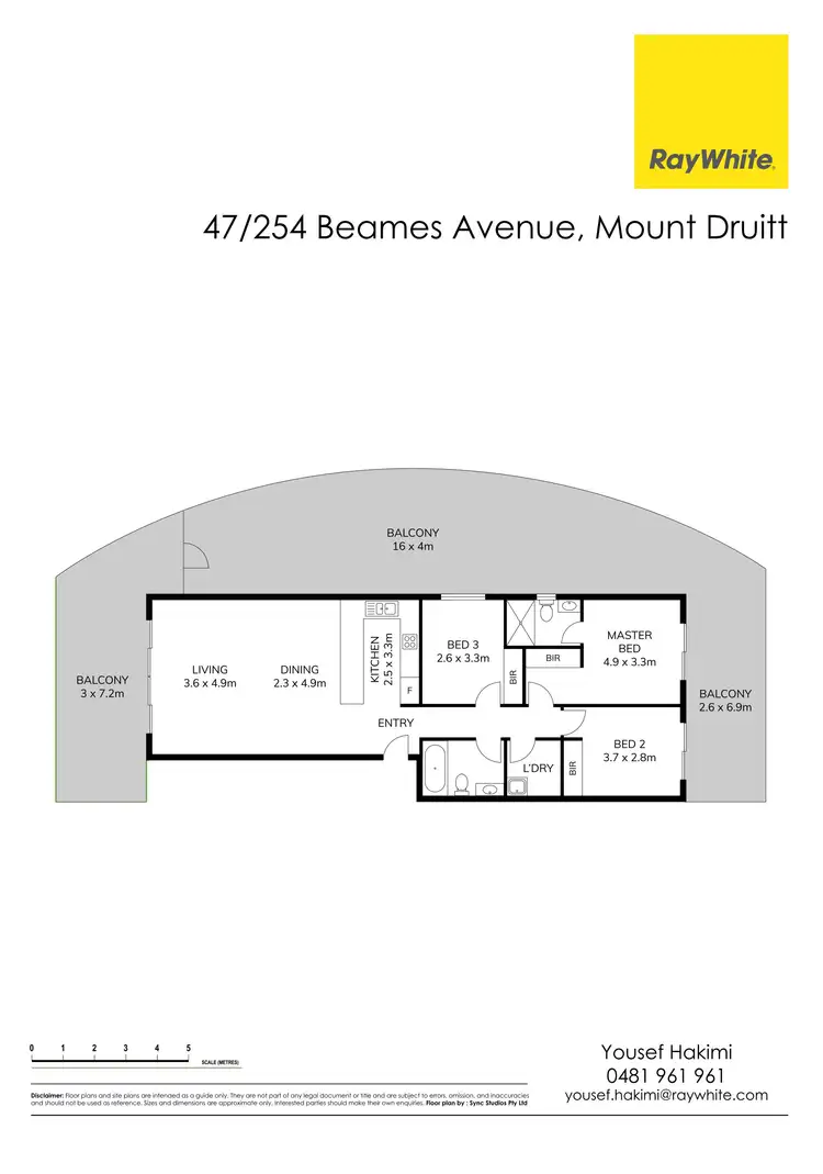 Floorplan of Homely apartment listing, 47/254 Beames Avenue, Mount Druitt NSW 2770
