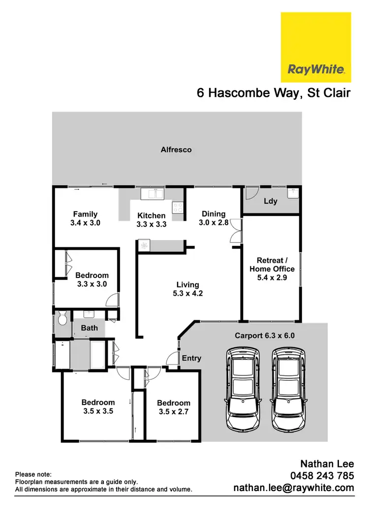 Floorplan of Homely house listing, 6 Hascombe Way, St Clair NSW 2759